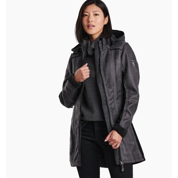 Kuhl Jackets & Blazers - NWT KUHL Women's XS Dani Sherpa Trench Jacket MSRP$349 Black New